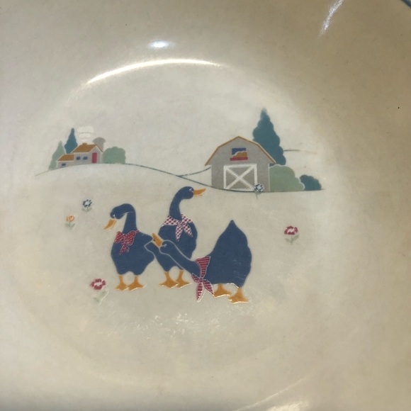 Vintage Sango Stone Ware Ceramic Bowls with Farmhouse Design Set of 3 - Picture 2 of 9